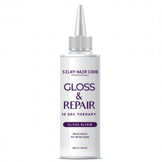Gloss Elixir - mirdzums un matu atjaunošana 10 sekundēs (10 procedūru)